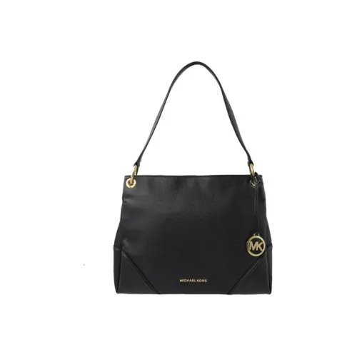 MICHAEL KORS Nicole Коровья кожа Сумка на плечо Средний Женский Черный