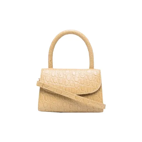 By Far Mini Mina Чехол для телефона из коровьей кожи Сумка-тоут Сумка через плечо Клатч Mini Женский Светло-желтый