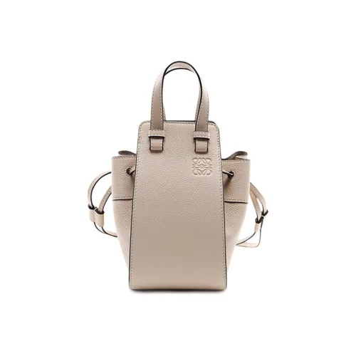 LOEWE Коровья кожа Ведрообразная Сумка через плечо Сумка Женская Металлический серый