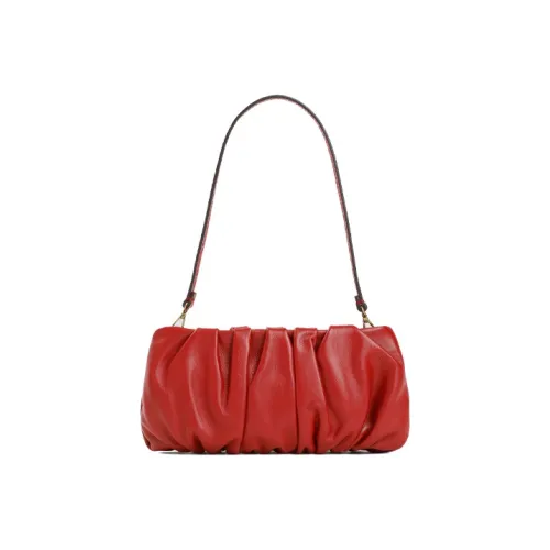 Staud Lambskin Clutch Women's Scarlet