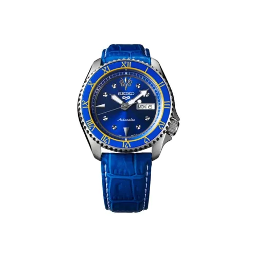 SEIKO Автоматический Механический Часы Мужские Street Fighter Collection 42,5мм*46мм*13,4мм Синий