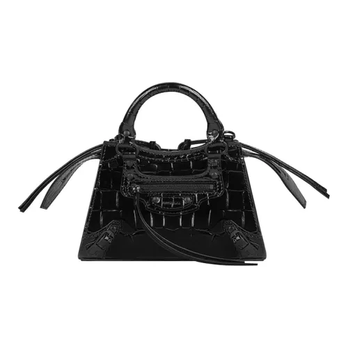 Balenciaga Neo Classic Коровья кожа Сумка через плечо Мини Женская Черная