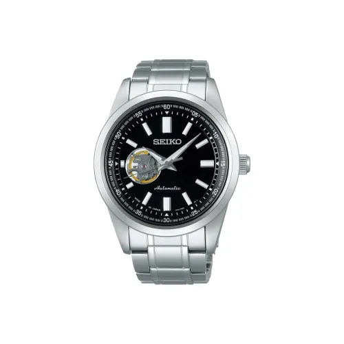 SEIKO Механический механизм Мужские часы 45мм*51,5мм*11,6мм Черный