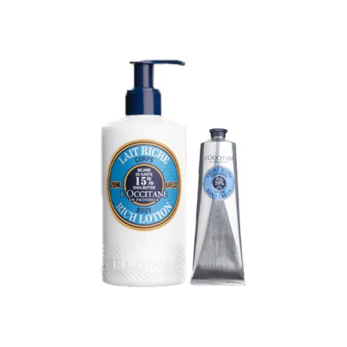 L'OCCITANE Крем для рук с орехом ши набор для ухода за телом питательный увлажняющий 250 мл + 30 мл 250 мл + 150 мл