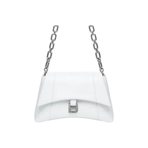 Balenciaga Downtown Коровья кожа Сумка через плечо Женская Белая