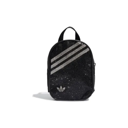 Adidas Originals Cotton Backpack Mini Unisex Black Adidas Originals Хлопок Рюкзак Мини Унисекс Черный