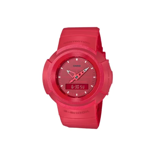 CASIO Liquid Crystal Analog Dual Display Series G SHOCK Collection Кварцевый механизм Смольный ремешок Часы