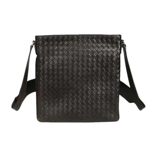 Bottega Veneta Сумка через плечо из коровьей кожи Мужской Кофейный