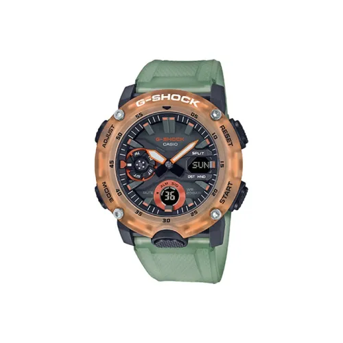 CASIO G SHOCK Collection Кварцевый механизм Смольный ремешок Часы Мужские Черный циферблат