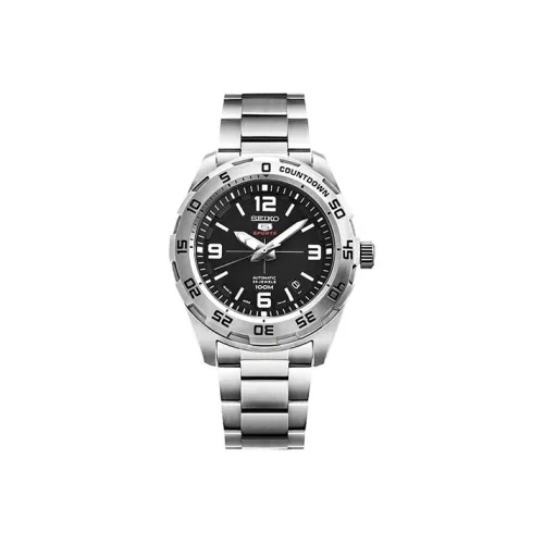 SEIKO Механический механизм Мужская серия 5 Часы 44 мм*12,5 мм Черный