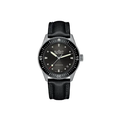 BLANCPAIN Автоматический Механический Часы Мужские FIFTY FATHOMS 38 мм Серые