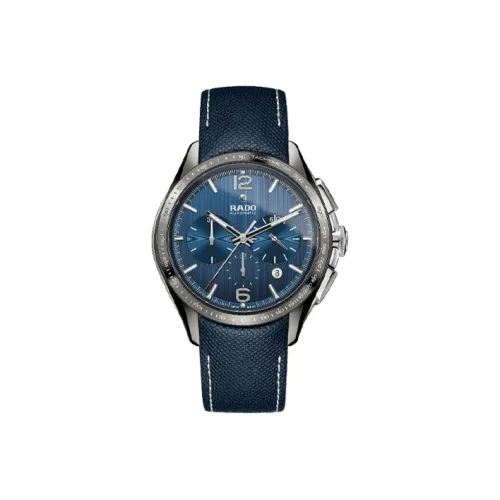 RADO Glam Slam Collection Автоматический Механический Часы Мужские 45 мм Синий Циферблат Керамические Оправа Часов