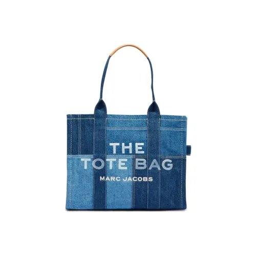 MARC JACOBS Тоут Хлопок Тоут Сумка Сумка для покупок Сумка на плечо Сумка Большая Женская Синяя