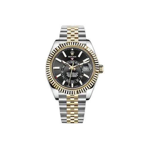 ROLEX Автоматический Механический Механизм Мужской Длинный Диапазон Часы Explorer Series 42 мм Черные