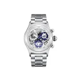 RGA792-Белый Корпус Синий Циферблат Стальной Браслет