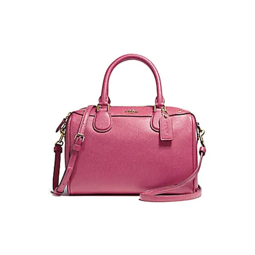 COACH Bennett Кожа Через плечо Одно плечо Сумка Сумка через плечо Средний Женские Камея коричневая Красный