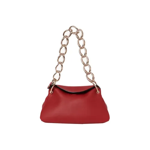 Chloe Juana Мягкий Яркий Телячья кожа Сумка через плечо Сумка Мини Женская Дымчатый Красный