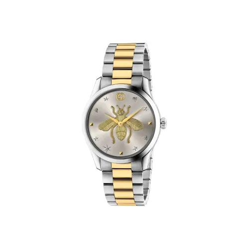 GUCCI G Timeless Collection Наручные часы Кварцевый механизм Серебристый циферблат Унисекс