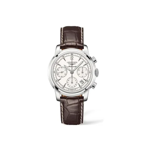 LONGINES Автоматический Механический Механизм Мужские Часы Watchmaking Tradition Collection 39 мм Белые