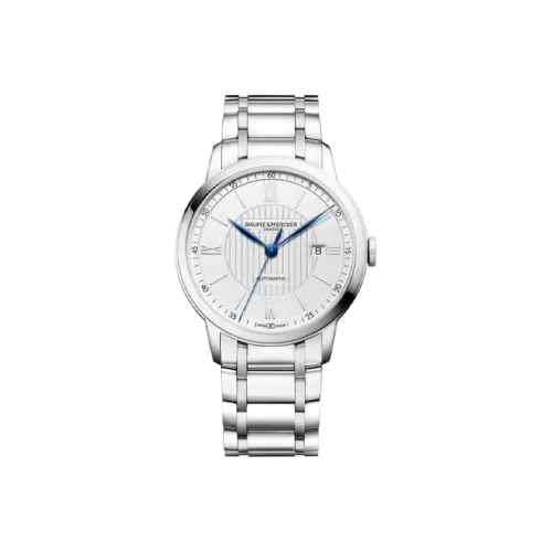 Baume & Mercier Автоматический Механический Механизм Мужские Часы Classima Collection 42 мм Белые
