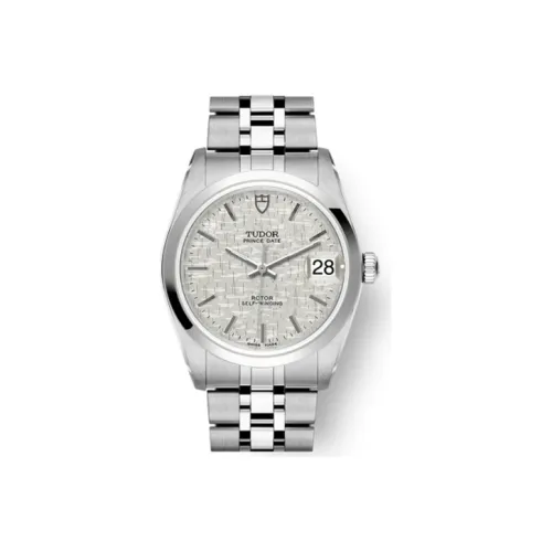 TUDOR Автоматический Механический Механизм Мужские Часы Prince and Princess Collection 34 мм Серебряные