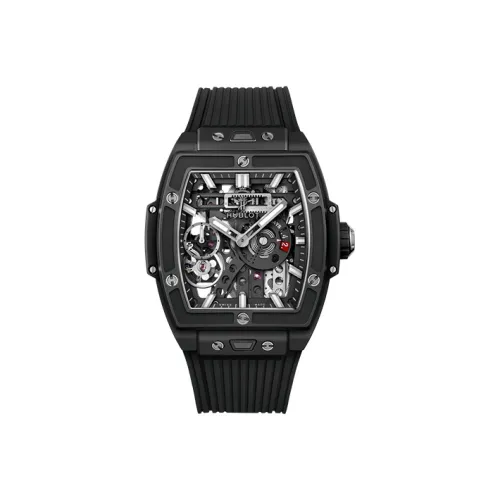 HUBLOT Мужские часы BIG BANG Soul с ручным заводом, 45 мм, с механизмом, с циферблатом Skeleton