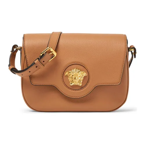 VERSACE La Medusa Кожа Сумка через плечо Стандартная Женская CAMEL