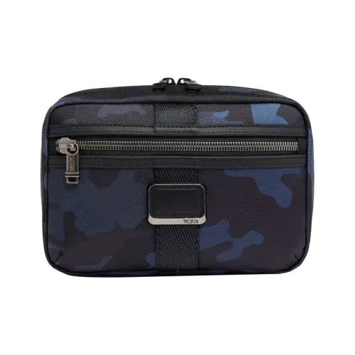 TUMI Alpha Bravo Холст Туалетная сумка Мужская Камуфляжный синий