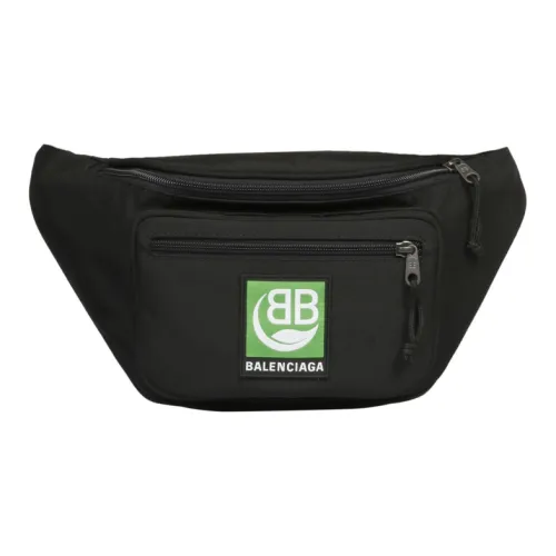 Balenciaga Нейлоновая сумка через плечо поясная сумка унисекс черного цвета