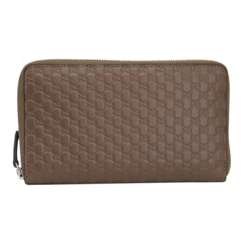 GUCCI Кожа Кошелек Мужской Коричневый