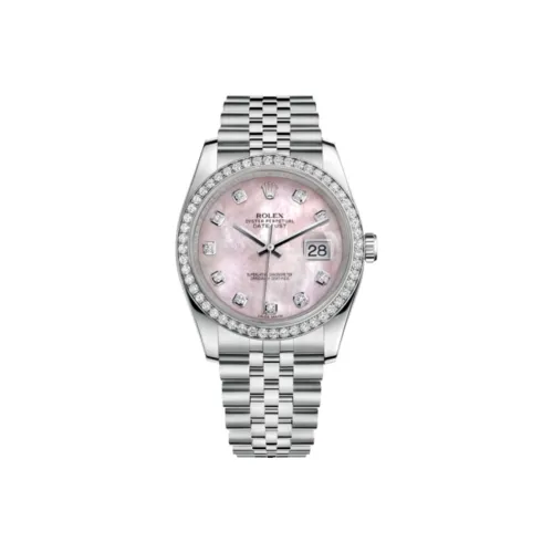 ROLEX Автоматический Механический Movement Женские часы Log Series 36 мм Розовые