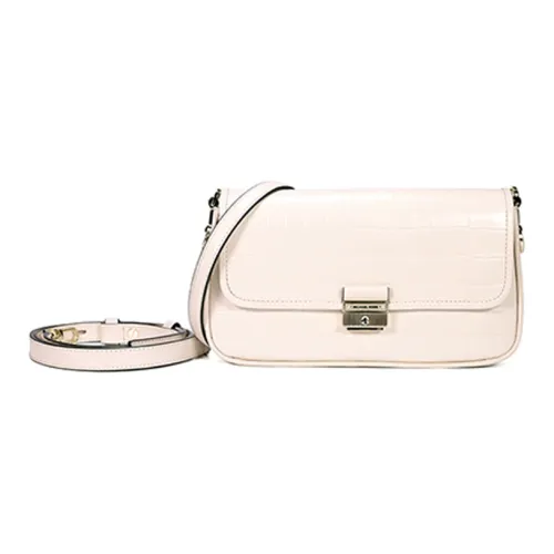 MICHAEL KORS Bradshaw Коровья кожа Маленькая квадратная сумка Сумка через плечо Маленькая Женская Белая