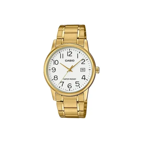 CASIO Standard Series Кварцевый механизм нержавеющая сталь ремешок мужские часы серебристый циферблат