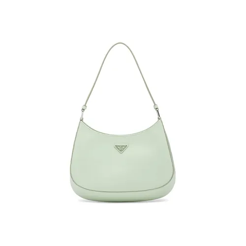 PRADA Сумка через плечо из кожи среднего размера женская мятно-зеленый светло-зеленый