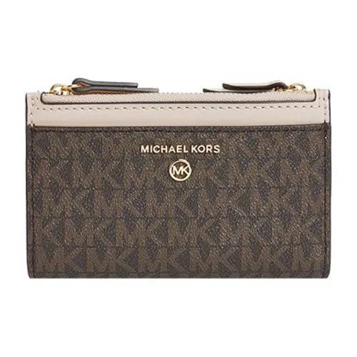 MICHAEL KORS MICHAEL KORS Luggage Collection PVC Кошелек Держатель для карт Маленький Женский Коричневый
