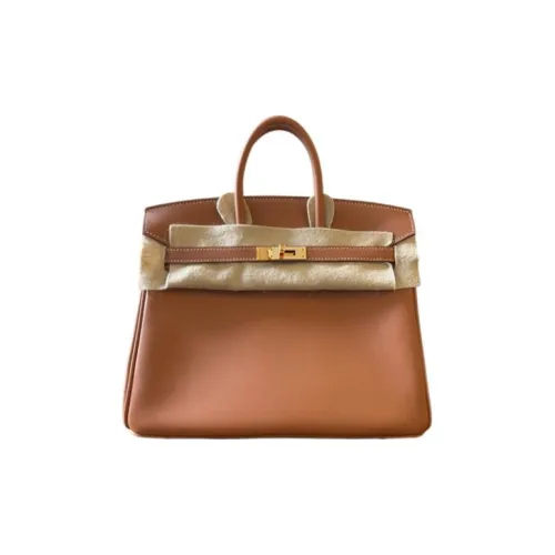 HERMES Birkin Jonathan Кожа Сумка Birkin Сумка Женская 37 Золотисто-коричневый