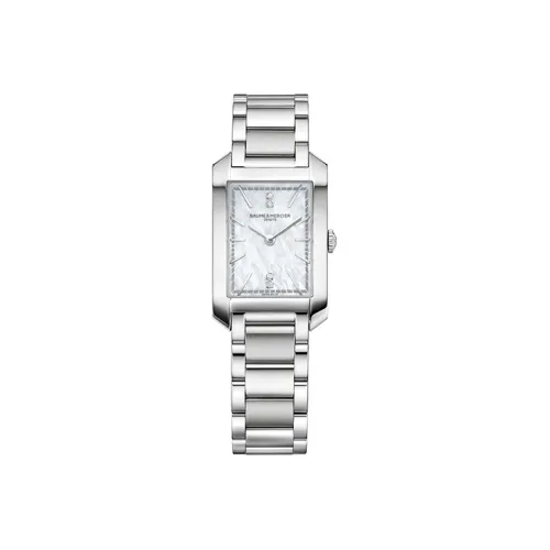 Baume Mercier Hampton Collection Кварцевый механизм Женские часы 34,9*22,2 мм