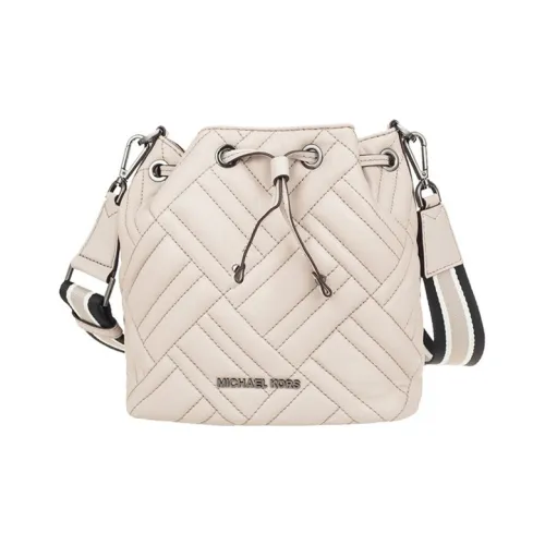 MICHAEL KORS Peyton Кожа Ведрообразная Сумка через плечо Женская Экрю