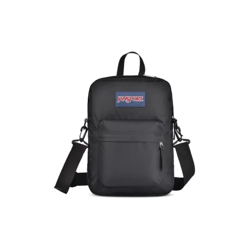 JanSport Полиэстер Сумка через плечо Стандартная Унисекс Черная