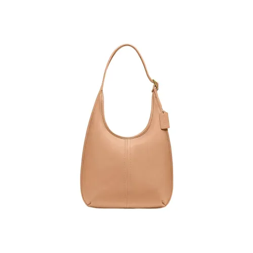 COACH Ergo Кожа Сумка Большая Женская Нюдовая