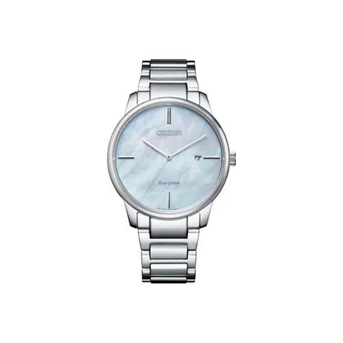 CITIZEN Светильник Кварцевый механизм Женские часы Eco Drive series 39,2 мм Жемчужная раковина Цвет