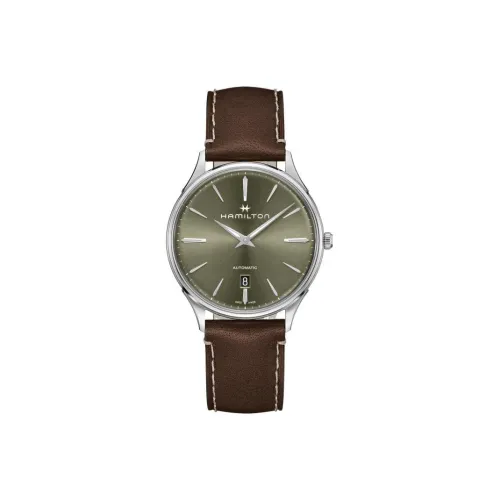 HAMILTON Автоматический Механический Механизм Мужские Часы 40 мм Зеленый