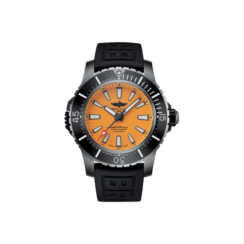 BREITLING Автоматический Механический Часы Мужские Super Ocean Collection 48 мм Оранжевые