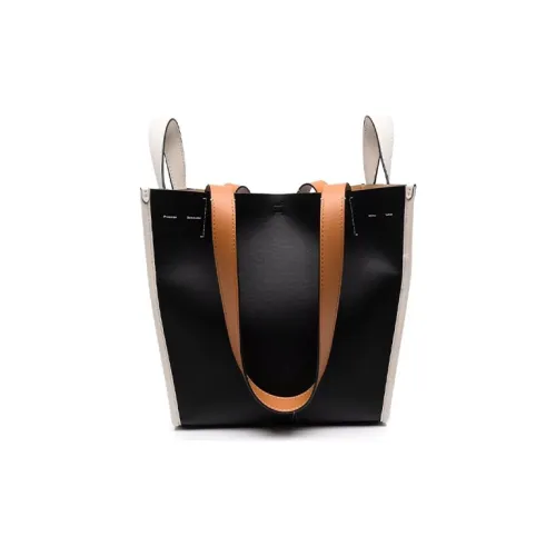 PROENZA SCHOULER Кожа Тоут Сумка Сумка для покупок Сумка на плечо Большая Женская Черная Коричневая