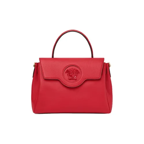 VERSACE La Medusa Коровья кожа Сумка через плечо Сумка Женская Красная