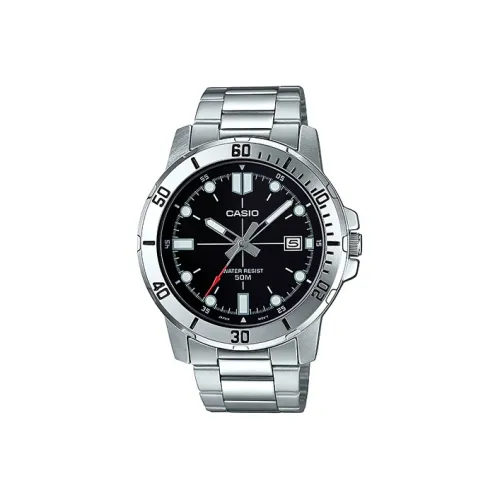 CASIO Standard Series Кварцевый механизм нержавеющая сталь ремешок мужские часы черный циферблат