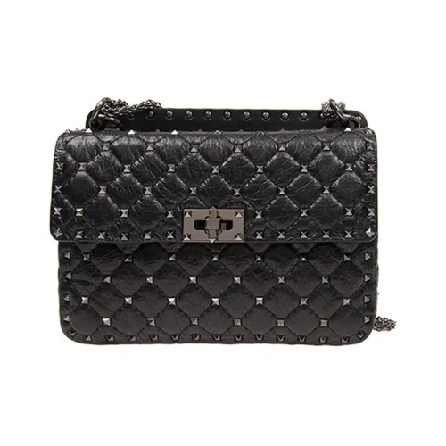 Valentino Кожа Сумка через плечо Сумка на плечо Стандартная Женская Черная