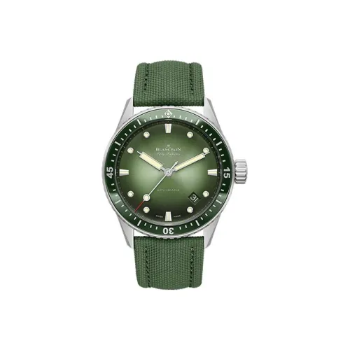 BLANCPAIN Автоматический Механический Часы Мужские FIFTY FATHOMS Зеленые