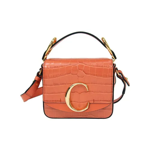 Chloe Chloé сумки Телячья кожа Сумка Женская Апельсин