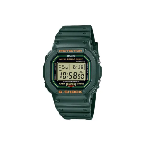 CASIO SQUAD Series ORIGIN Collection Кварцевый механизм Смольный ремешок Часы Мужские Черный циферблат